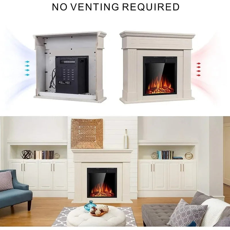 Free Standing Electric Fireplace Heater