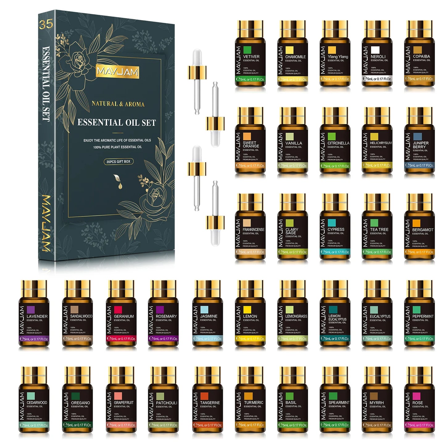 35pcs/set Essential Oils For Humidifier/Diffuser