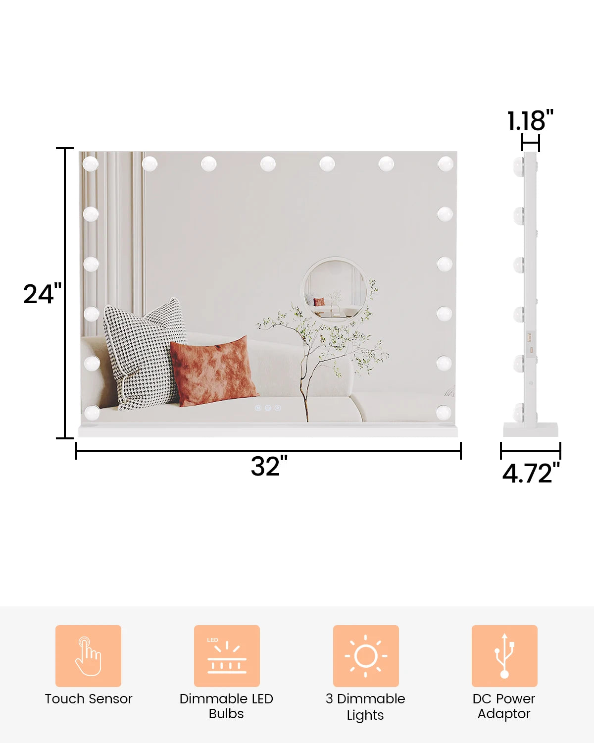 Vanity Mirror with Lights