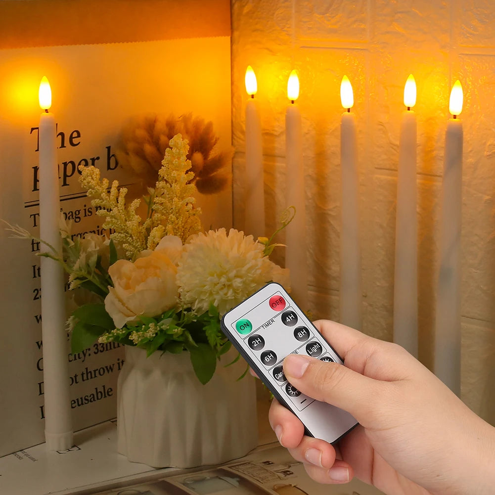 Flameless Flickering Battery Operated Tea Lights Candle with Remote