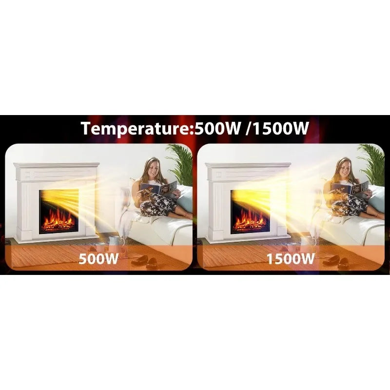 Free Standing Electric Fireplace Heater