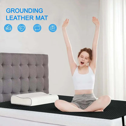 Conductive Carbon Faux Leather Grounding Mat Combo