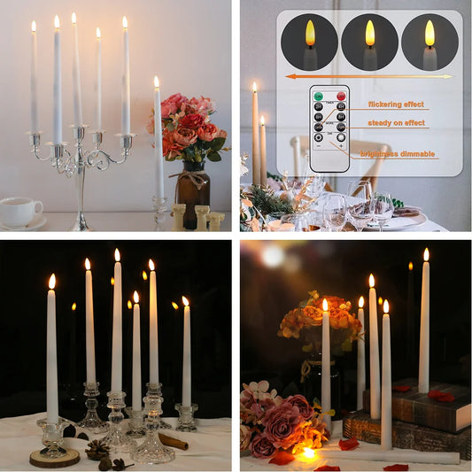 Flameless Flickering Battery Operated Tea Lights Candle with Remote